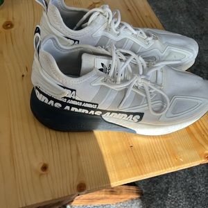 Adidas Blue and White; Size 9 in Men’s- Worn